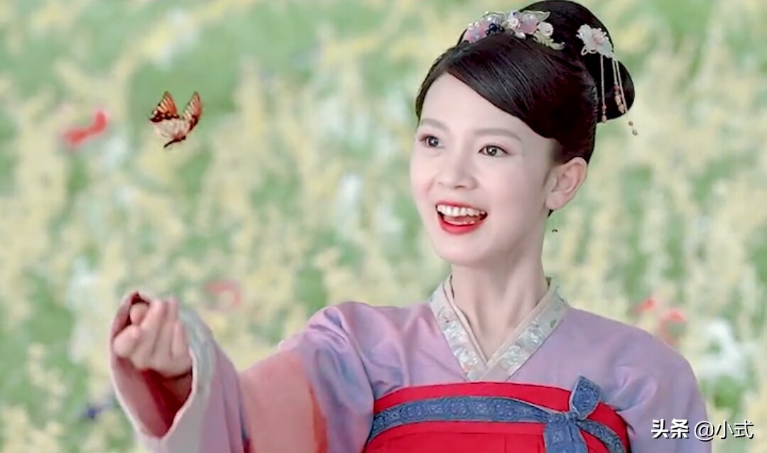 听说蝴蝶与古装美人更配哦，快来让我们看看都