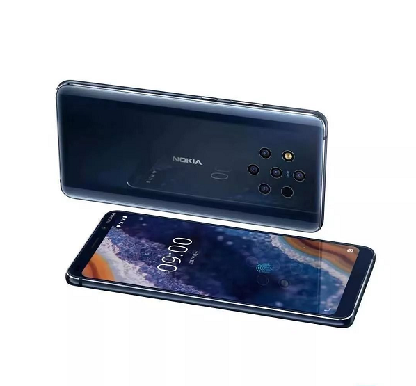 Nokia 9 | 市场价699欧,第一款配用屏下指纹感应器的5摄扶持照相王