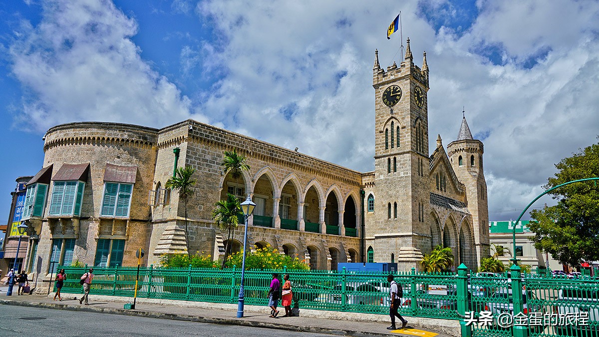 在这里首都布里奇顿(bridgetown)城市观光,其他还有国会大厦