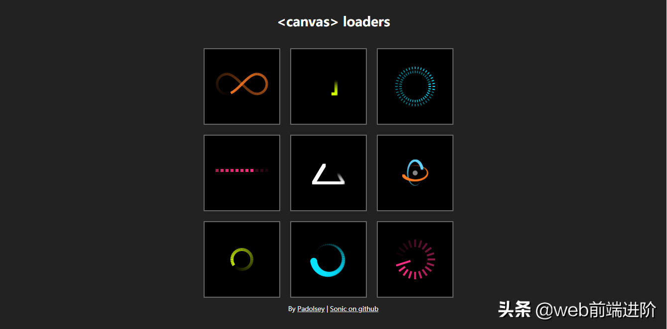 超干货 CSS3/SVG Loading动画集合