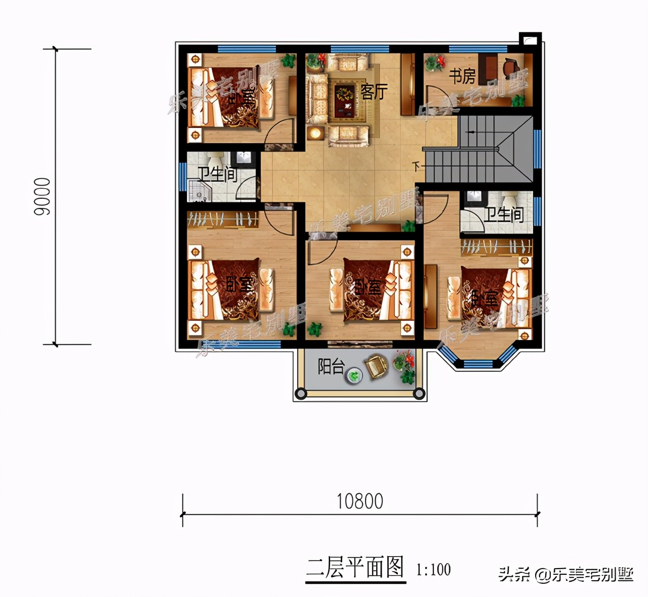 5款農村二層自建樓房別墅設計圖漂亮又簡單有品味的住宅