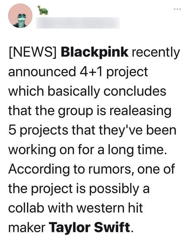 Taylor Swift将和BLACKPINK合作?;李秀满生日爱豆留下的真心话是?