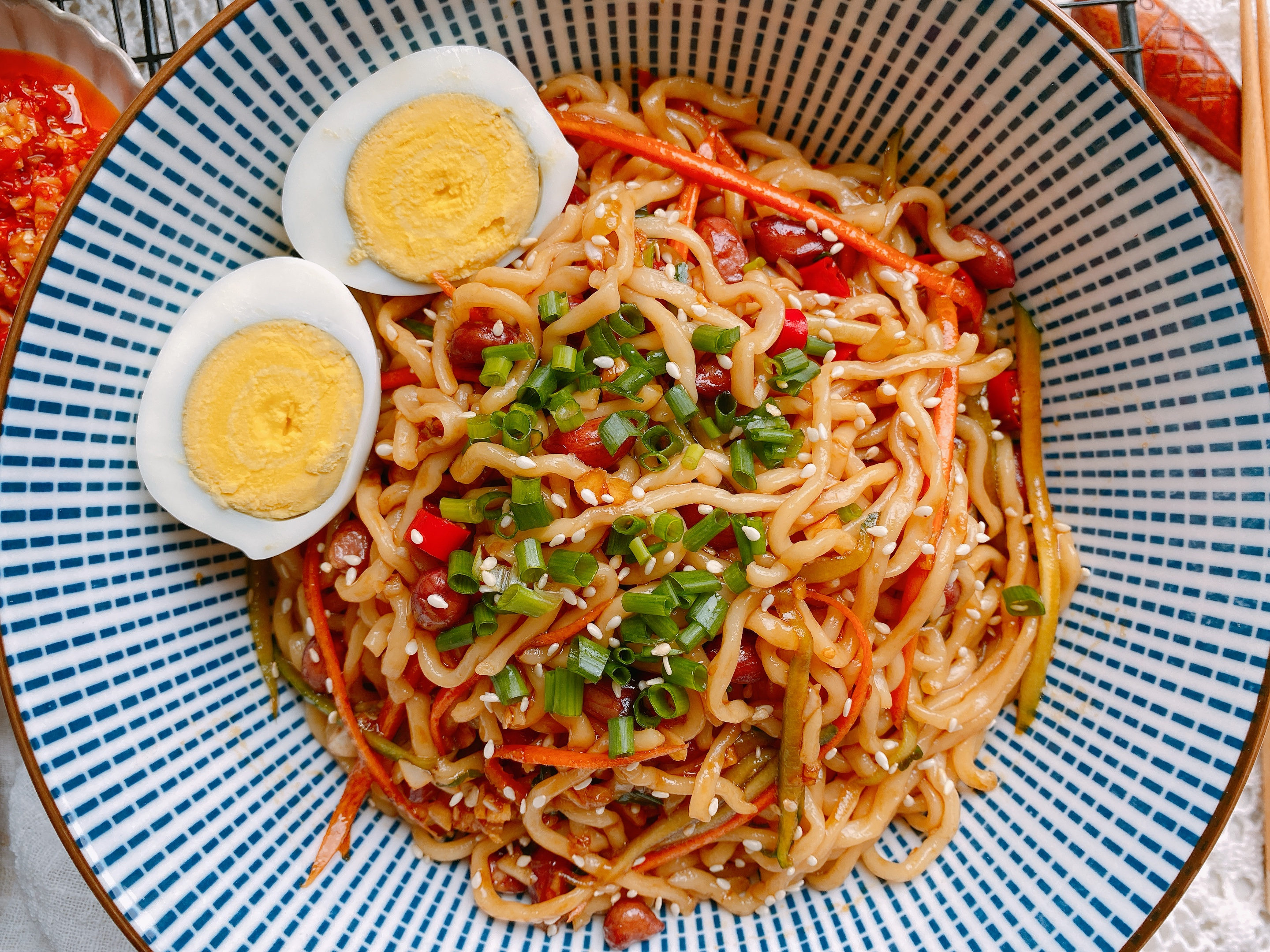 夏天馋这口凉拌面，掌握秘诀“321”，面条不粘连，爽滑筋道入味