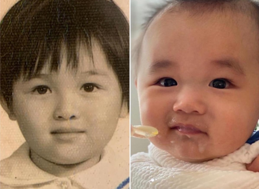 古巨基母親節曬全家福，將妻子摟在懷裡，不因兒子更愛媽媽而吃醋