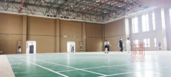 東奧體育｜運動館木地板安裝