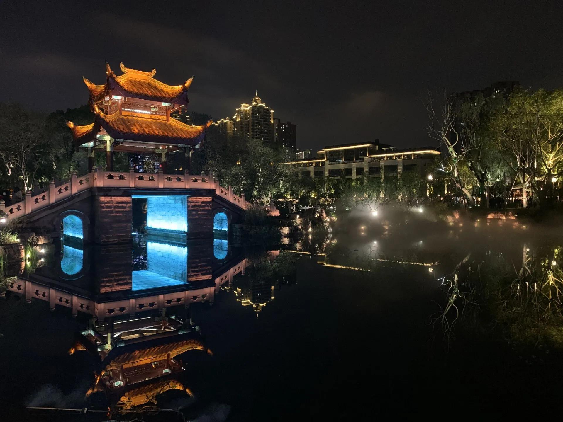 进入美景如画的南充