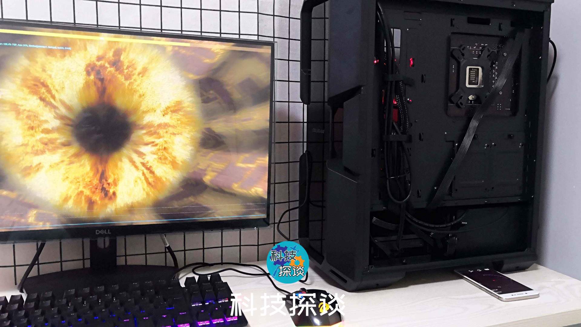 给主板搬个家，骨伽魔影i7中塔机箱和850w金牌电源装机记录