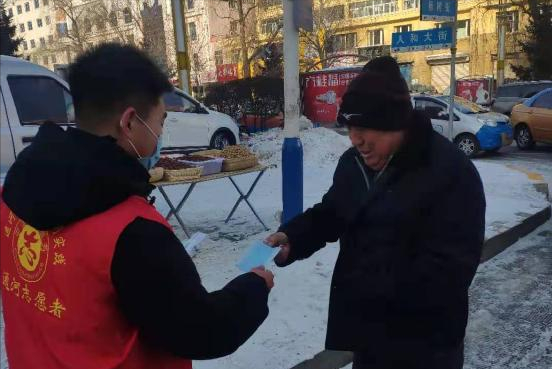 通河县疫情防控 大学生在行动