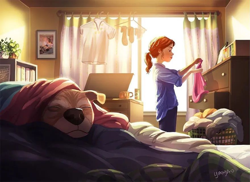 養一隻寵物是什麼體驗？ 來看看這位插畫師的作品，你就懂了