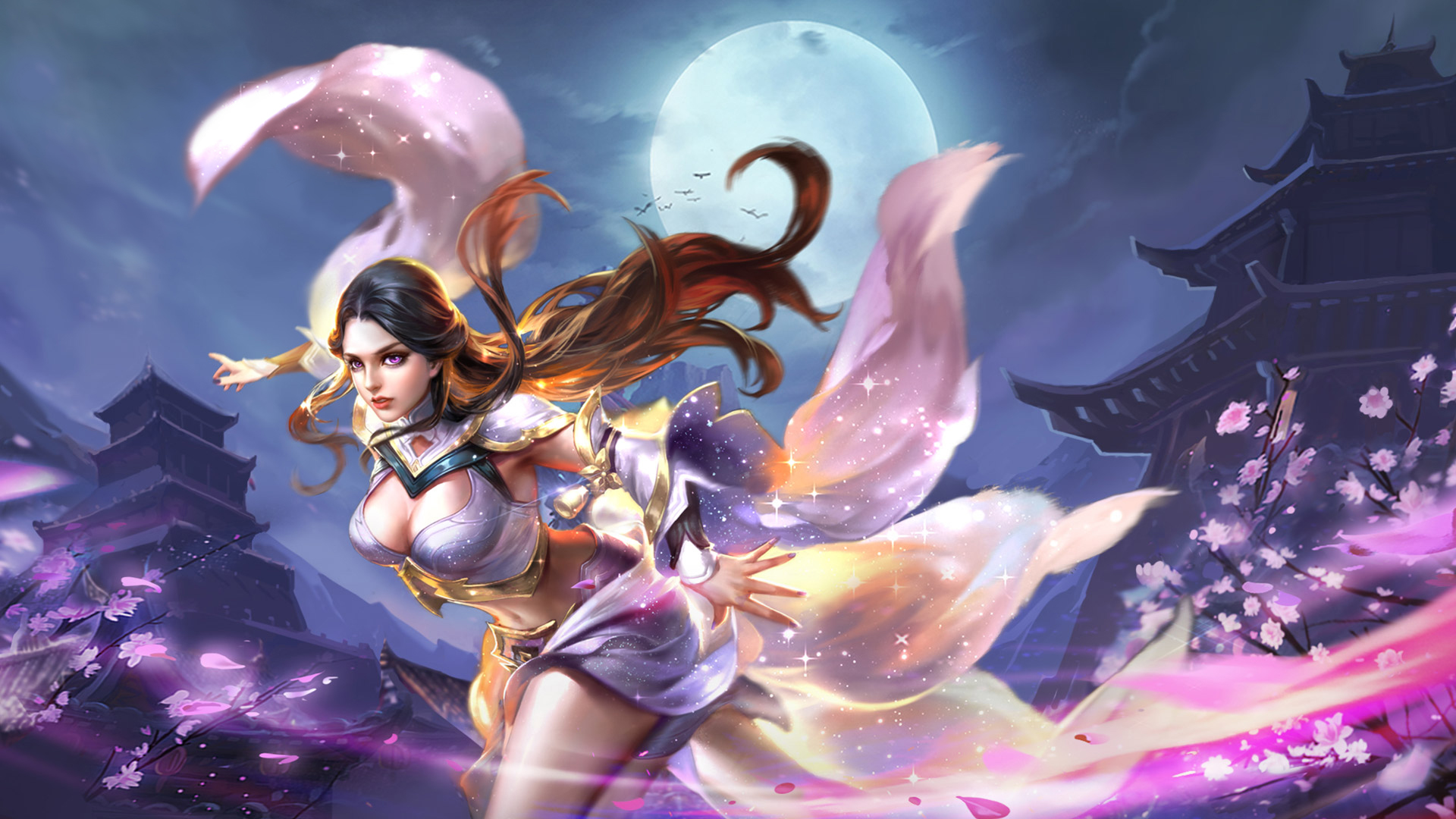 王者荣耀:露娜原画壁纸大全,紫霞仙子,大圣娶亲,一生所爱