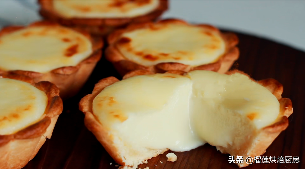 超细节的爆浆流心芝士蛋挞教程，细腻丝滑，熬夜看奥运会必备甜点