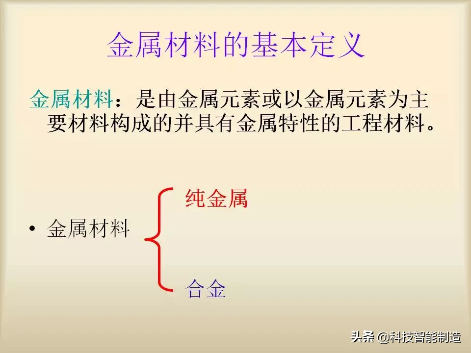 金屬材料的基礎(chǔ)知識(shí)大全，非常全面！是一份難得的金屬材料總結(jié)