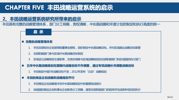 丰田汽车战略规划与战略管理体系研究（2021）