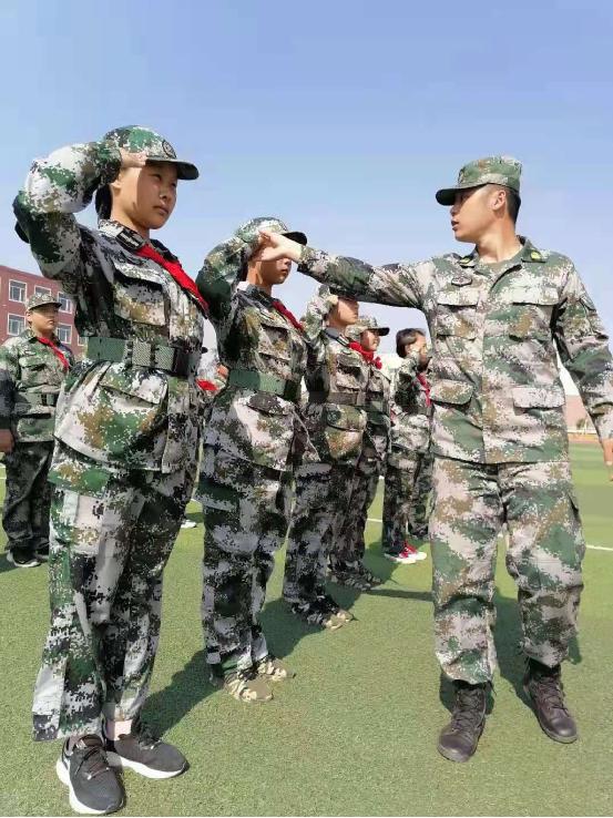 预备役 立德修身 文武兼备 盘锦大洼区城郊学校举行军事训练