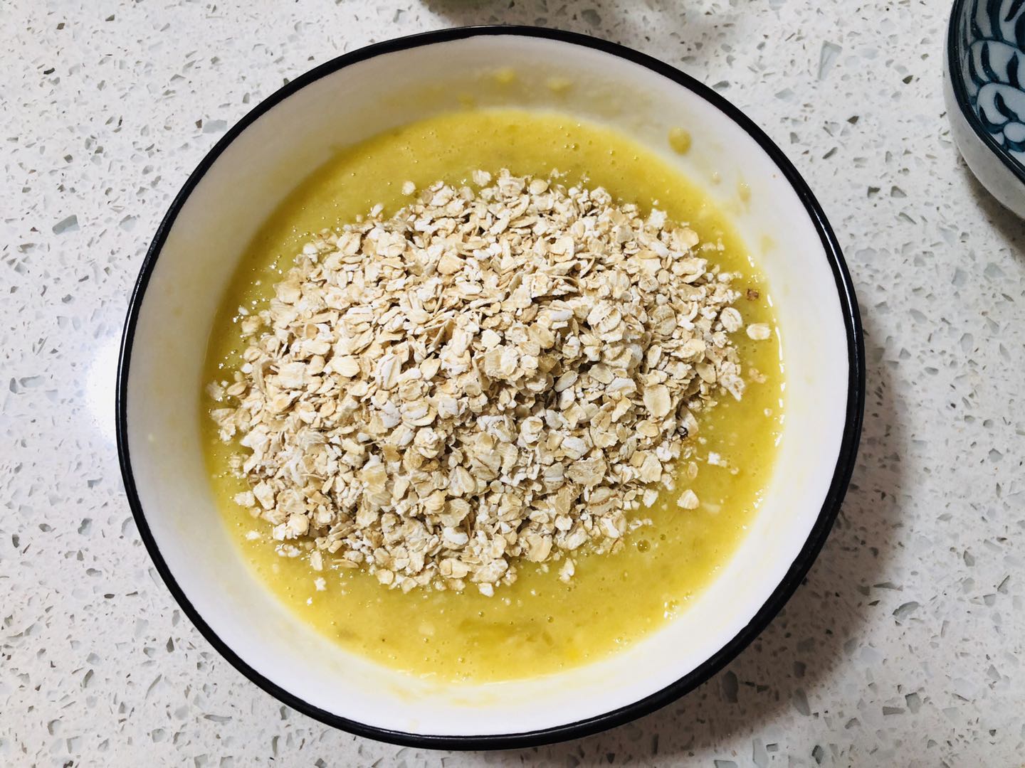 Cake of breakfast China husband this kind of way is especially simple, do not put candy not to put flour, simple 3 paces, sweet and goluptious