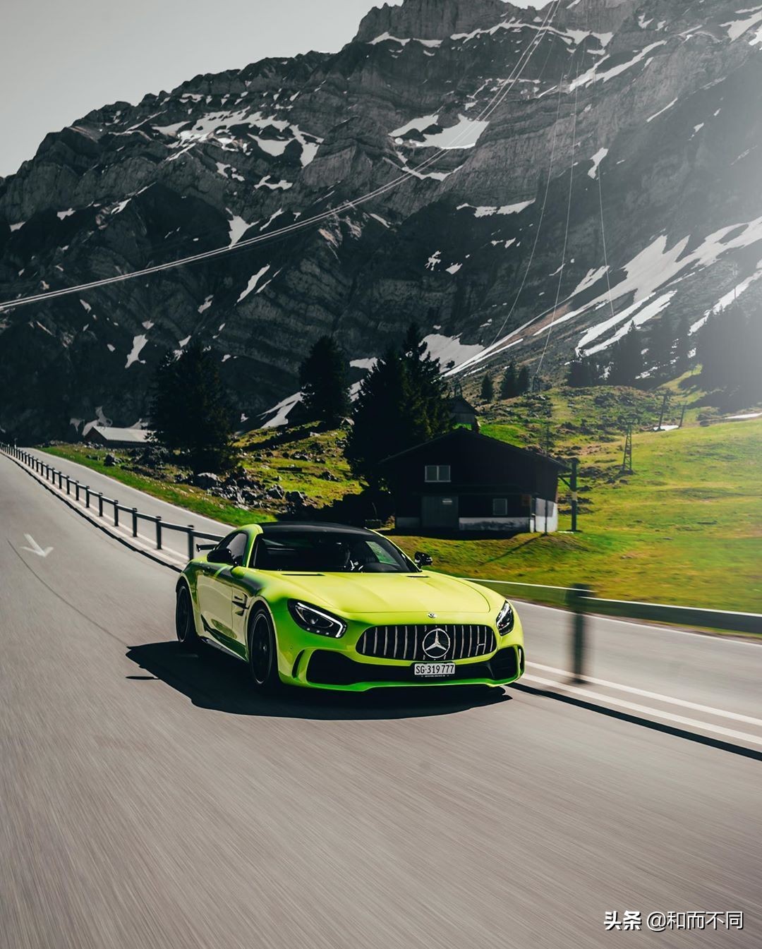 奔驰AMG GT-R绿魔诱惑，这颜色真TM像极了爱情