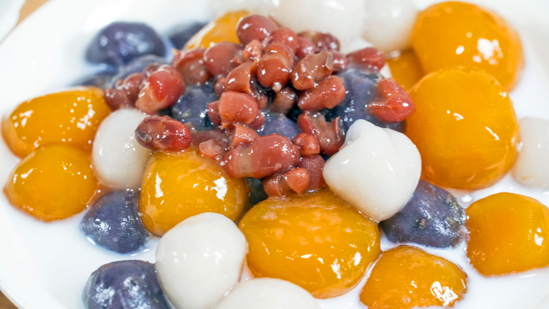 手工芋圓最快速的做法，1搓2揉，勁道Q彈，大人小孩都喜歡吃