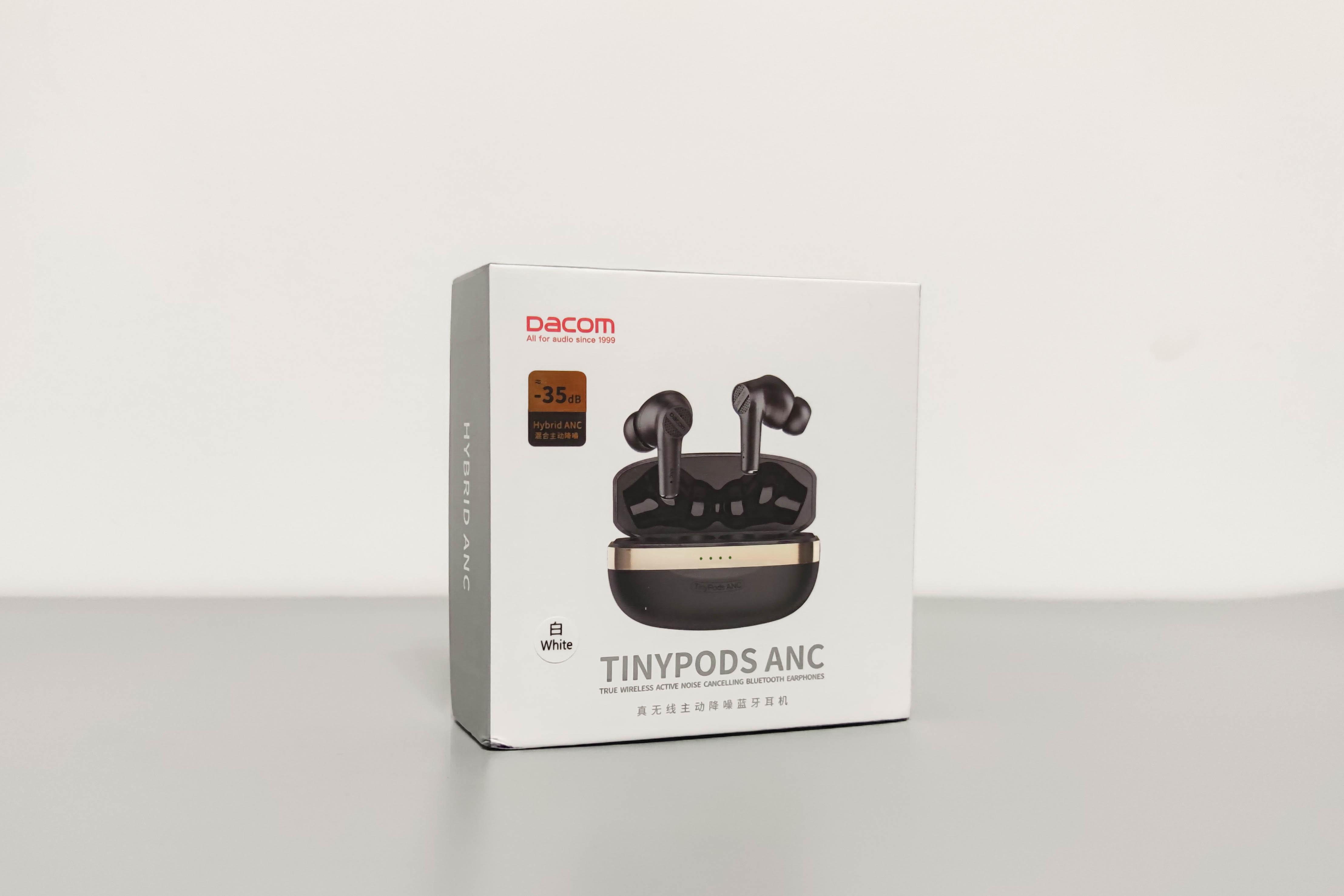 始于颜值陷之品质，Dacom TinyPods ANC主动降噪蓝牙耳机使用体验