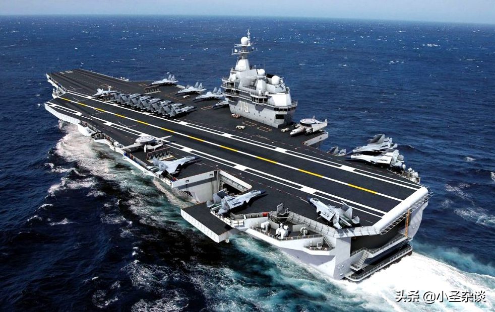 安装电磁弹射器的国产第3艘航母预计于2022年服役，排水量达8万吨