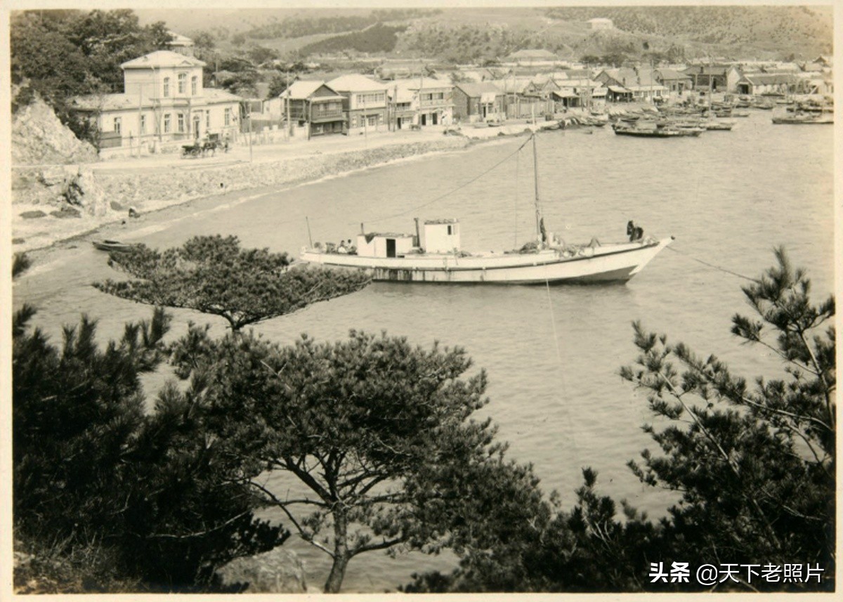 1924年的辽宁大连城市街景及名胜名所照片