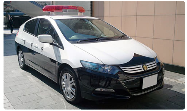日本警车型号都在这了，丰田本田马自达，全是