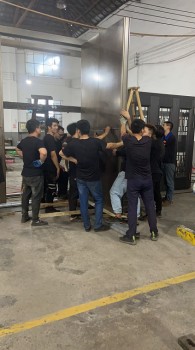 河南博物院——乘风破浪的「铁强门业•希尔顿」超大防火铜门