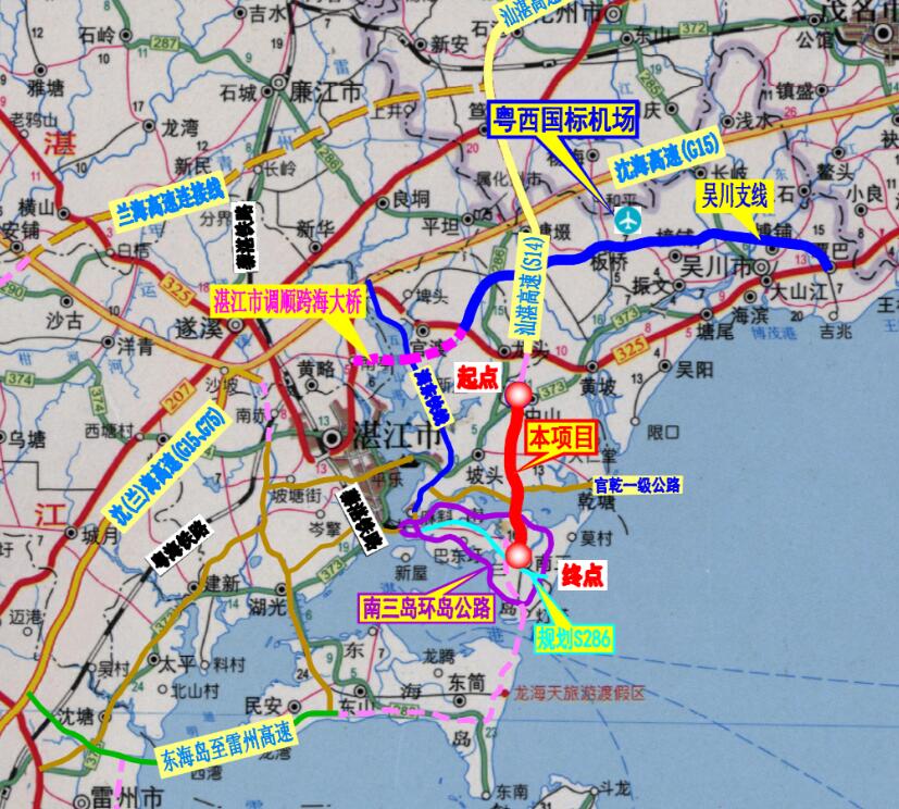 广东建一大桥项目，长16.148千米，桥隧比32.67％