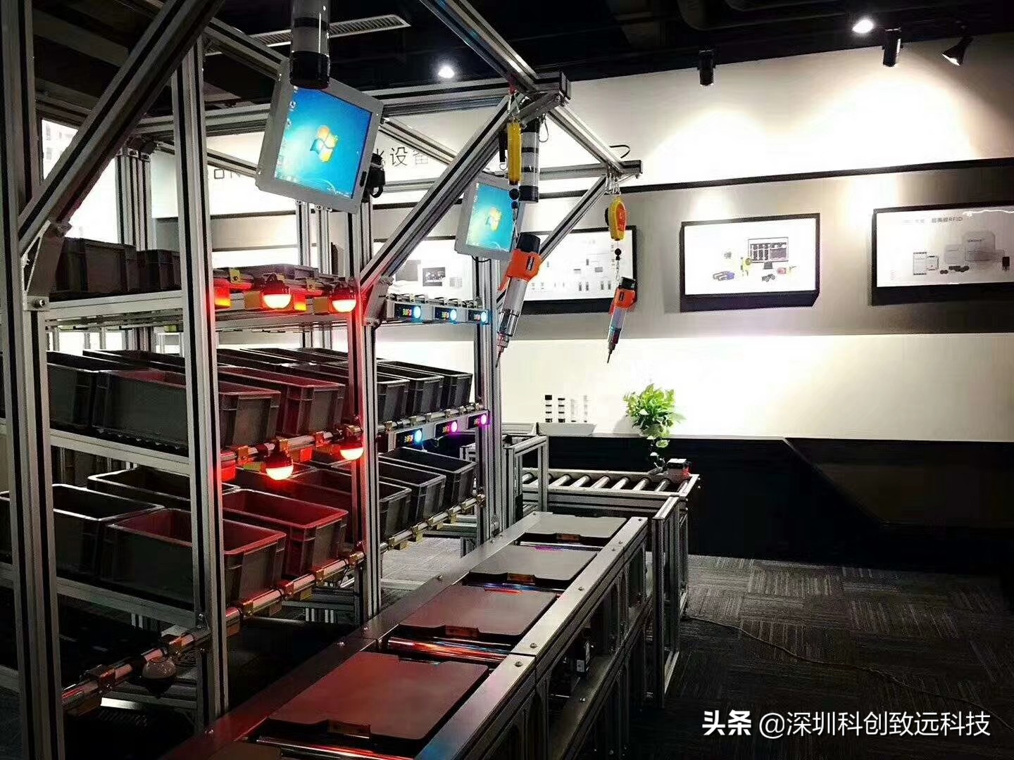 科创致远仓库灯光分拣系统智能分拣系统提高企业仓库效率和准确率