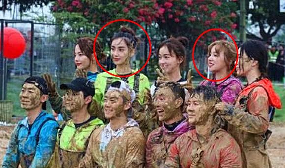 跑男：同样一身泥，看杨颖和宋雨琦的上妆效果