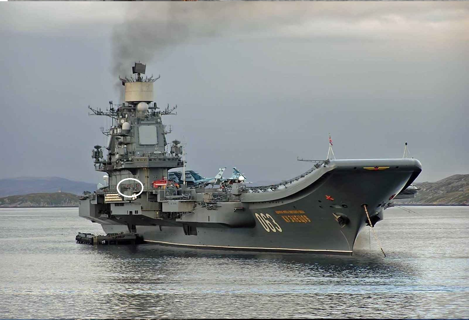 俄唯一航母性能如何？近防炮与近防导弹数量，大于四艘福特的总和