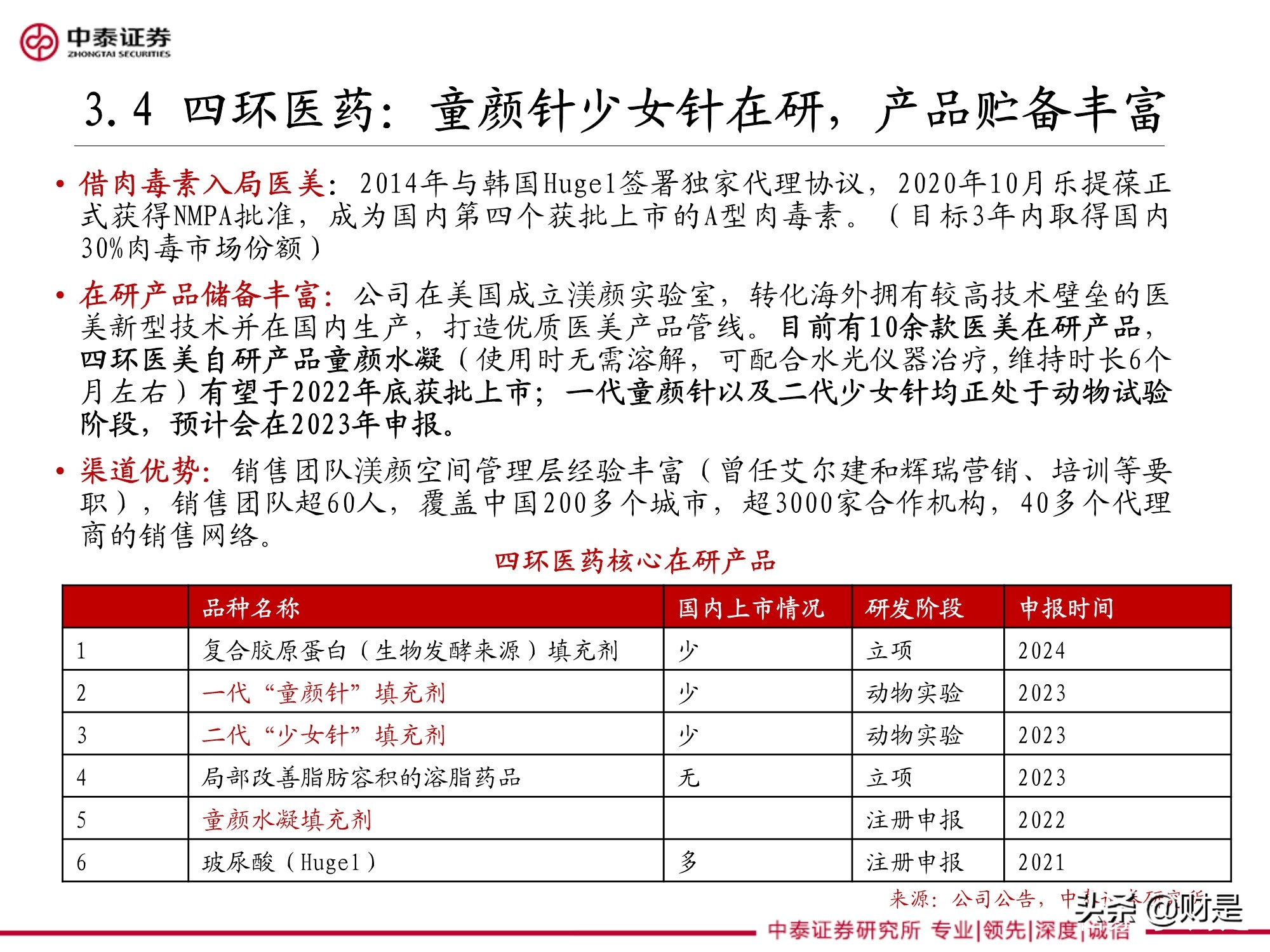 医美针剂行业专题研究报告：再生元年的针剂趋势