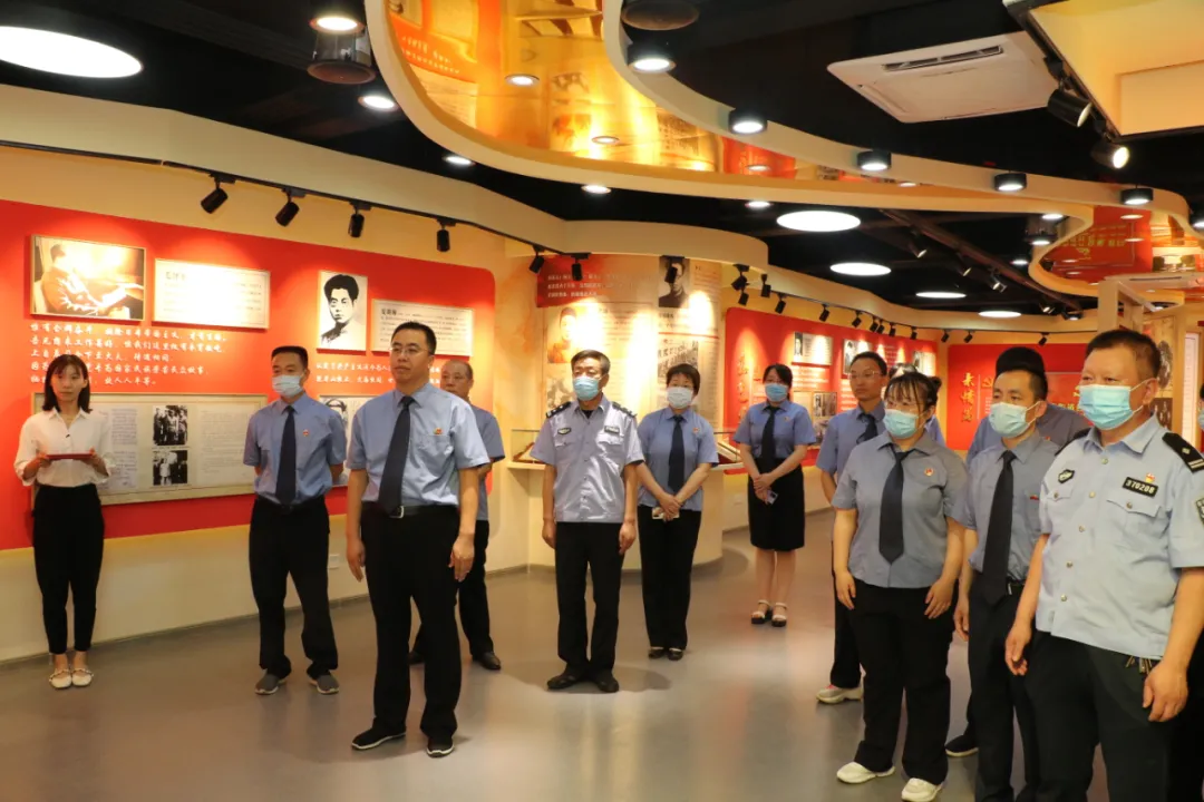 【党史学习教育】缅怀革命先烈,传承红色基因——张店区检察院参观科苑街道红色家书馆