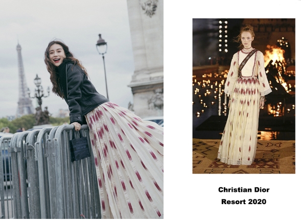 Angelababy早秋穿搭減齡又迷人！ 31歲看著還像小姑娘