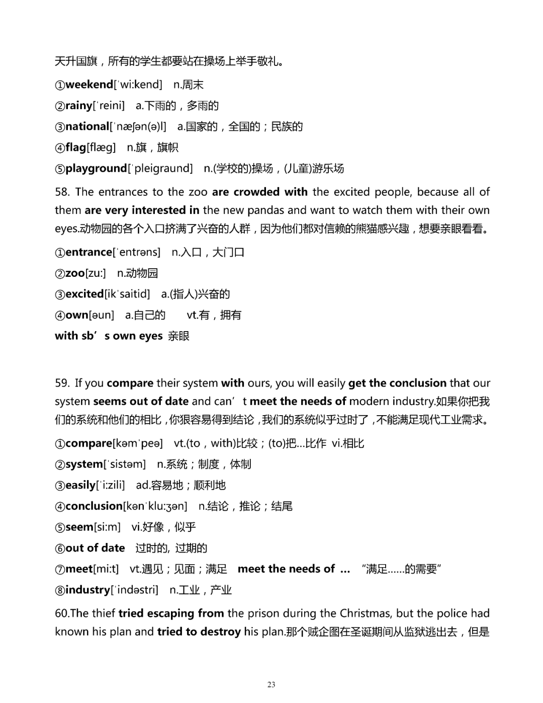 200句话搞定初中英语1600单词(详解版)