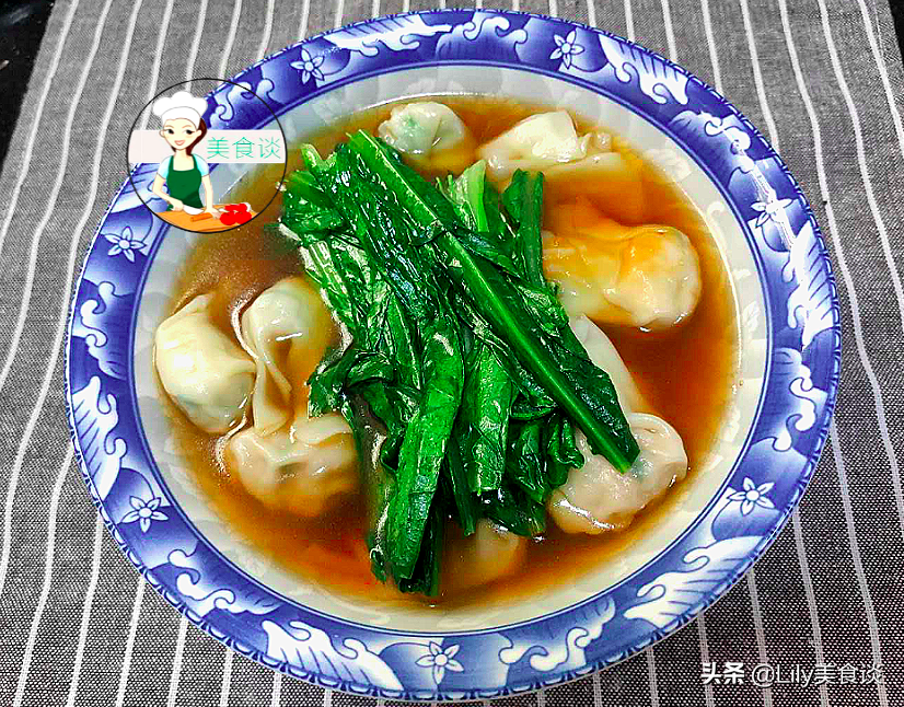 天凉了，早餐最馋这碗鱼泥云吞，10分钟就搞定，大人孩子都爱吃