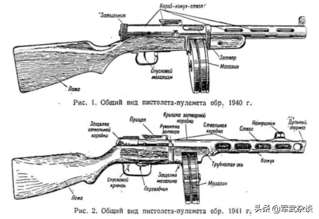 不仅有“波波沙”，还有“波波德”，二战前后苏军用的那些冲锋枪