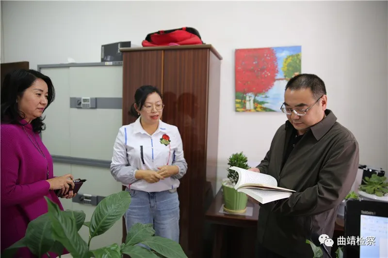 勤督察 促学习 曲靖市检察院督察组带队督察队伍教育整顿学习情况