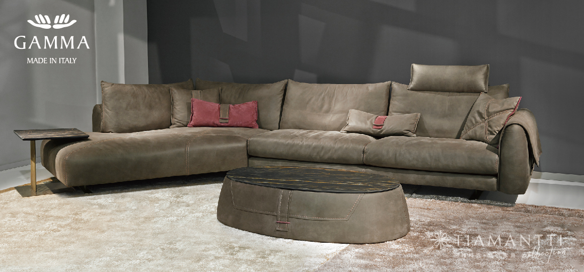 GAMMA沙发，简约、舒适、优雅于一体，演绎多重家居风