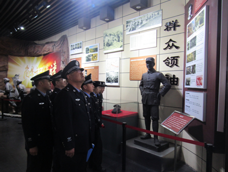 靖边县公安局森林警察大队开展“追寻革命记忆、筑牢忠诚警魂”红色革命教育活动