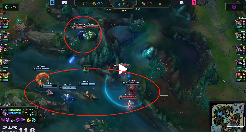 Match of put an end to of Iboy fatal error, FPX3-1 beats RA push forward below one round