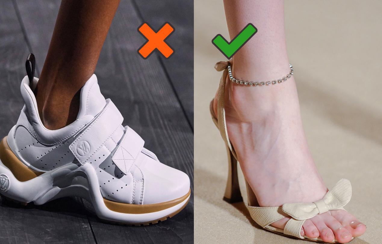 大脚丫女孩怎么穿鞋才好看？买鞋时注意4个细节，秀气脚型穿出来