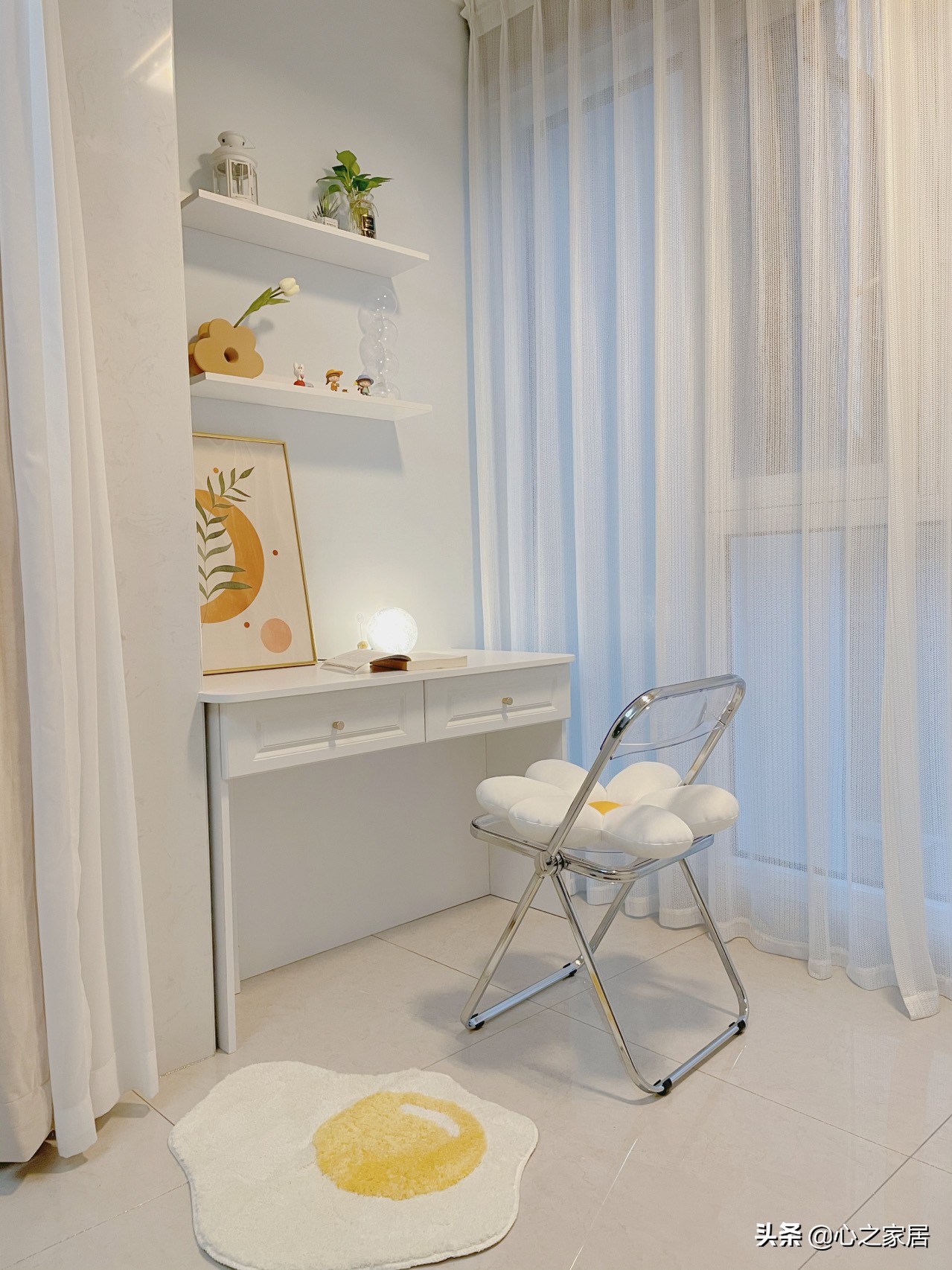 77㎡精装修设计的时尚清新，少花钱也能拥有好家装，关键是要用心