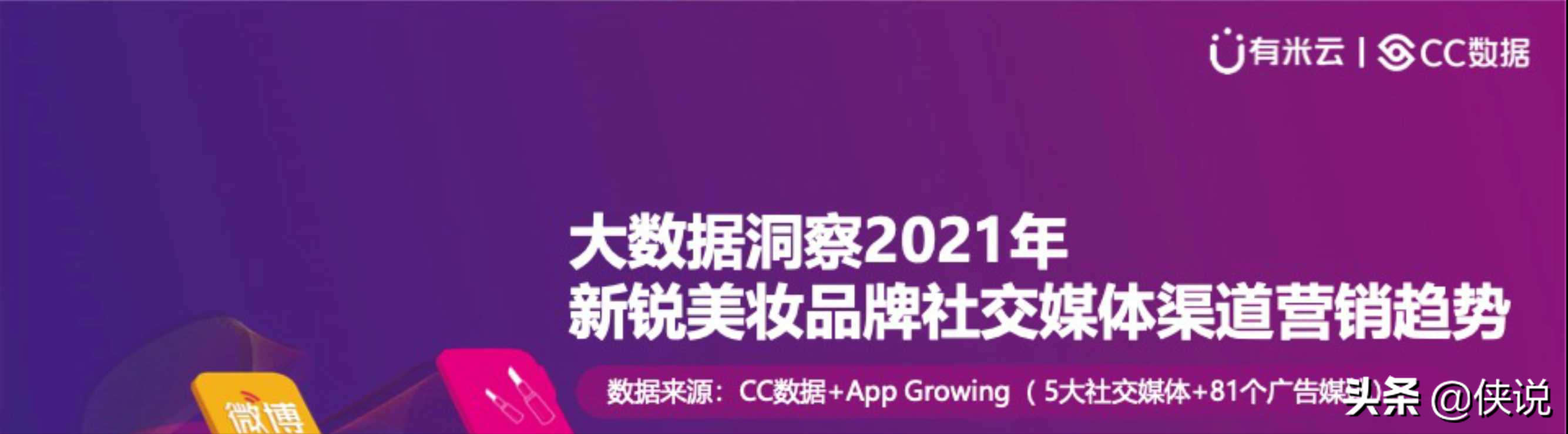 2021年新锐美妆品牌社交渠道媒体营销趋势（CC数据）