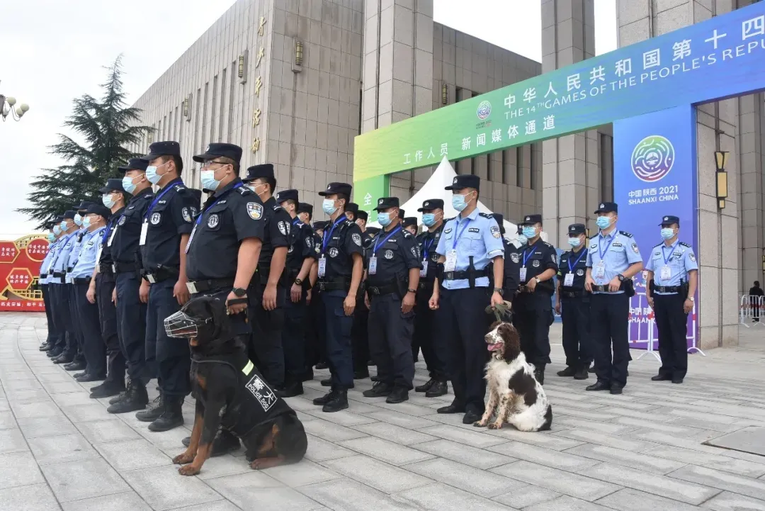 合陽公安全力以赴護航“十四運”