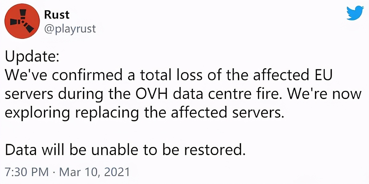 ipfs中文资讯：欧洲云计算巨头OVH数据中心失火，时代需要IPFS