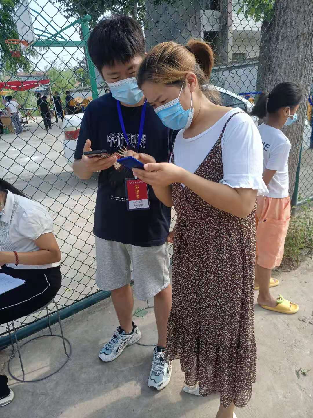 睢阳区临河店乡：志愿服务有温度，核酸检测加速度