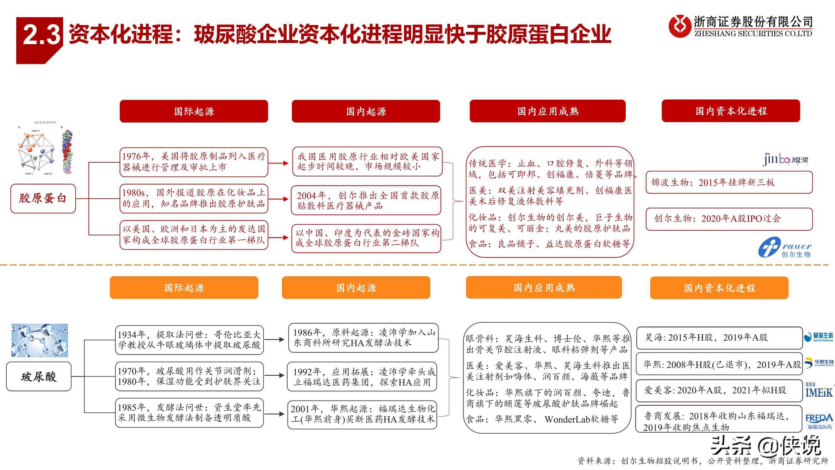 医药生物行业胶原蛋白：与玻尿酸并驾齐驱的掘金赛道（浙商证券）