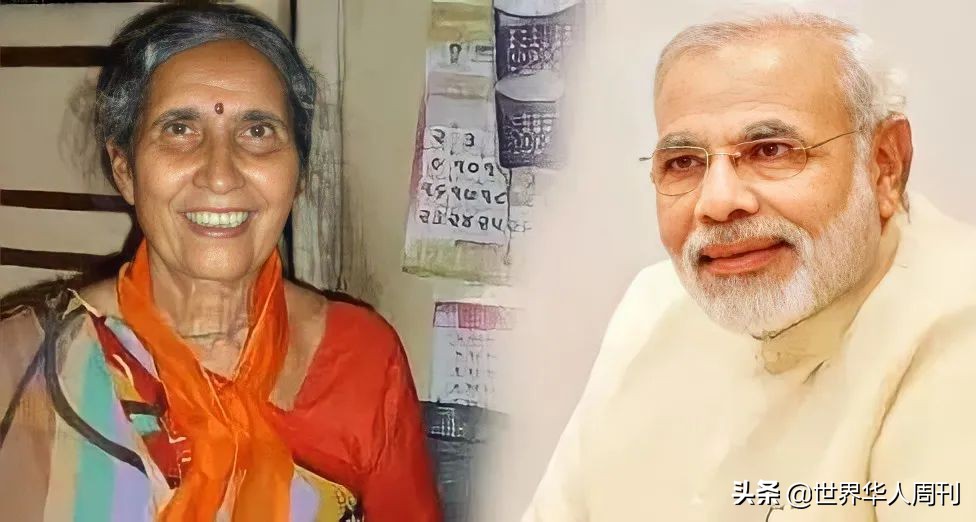 印度第一夫人：17岁嫁给莫迪，他却对外隐瞒了45年