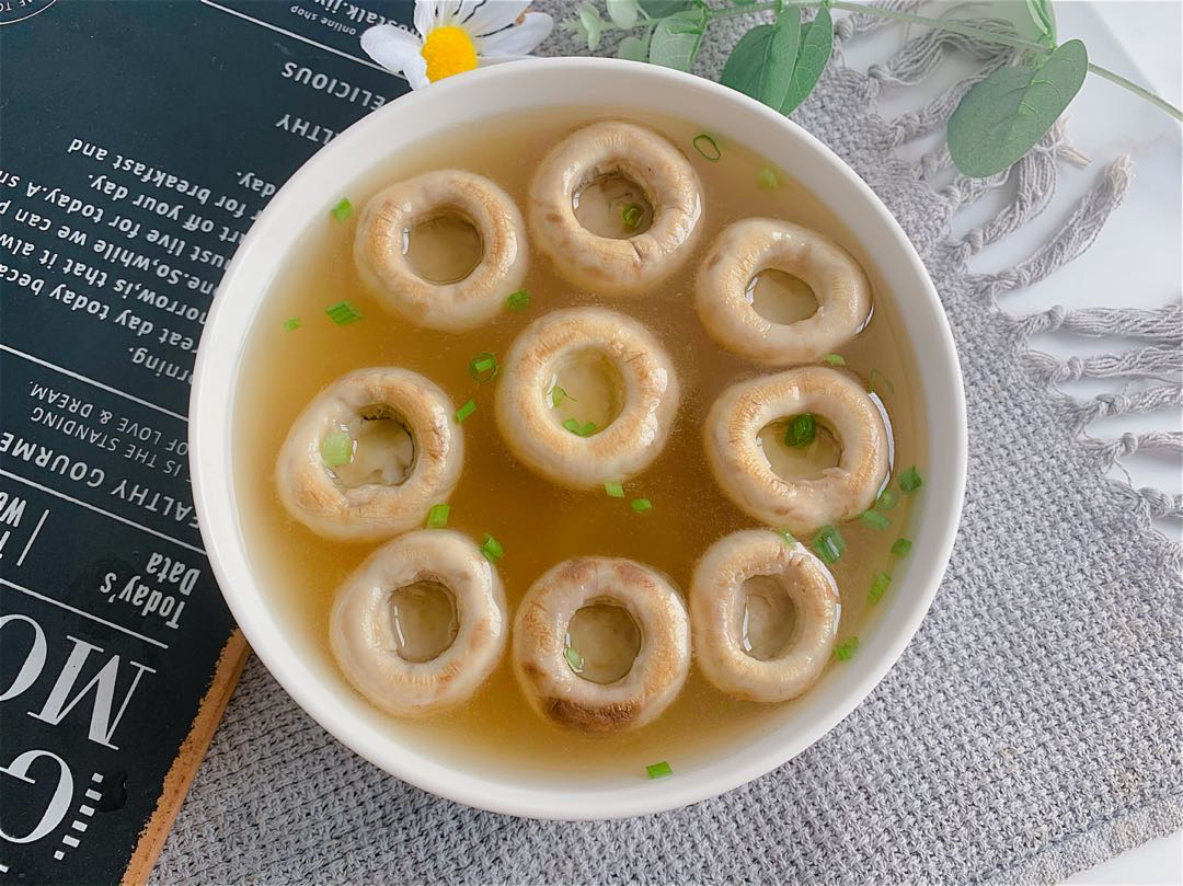 圖片[1]-口蘑鮮湯做法-起舞食譜網