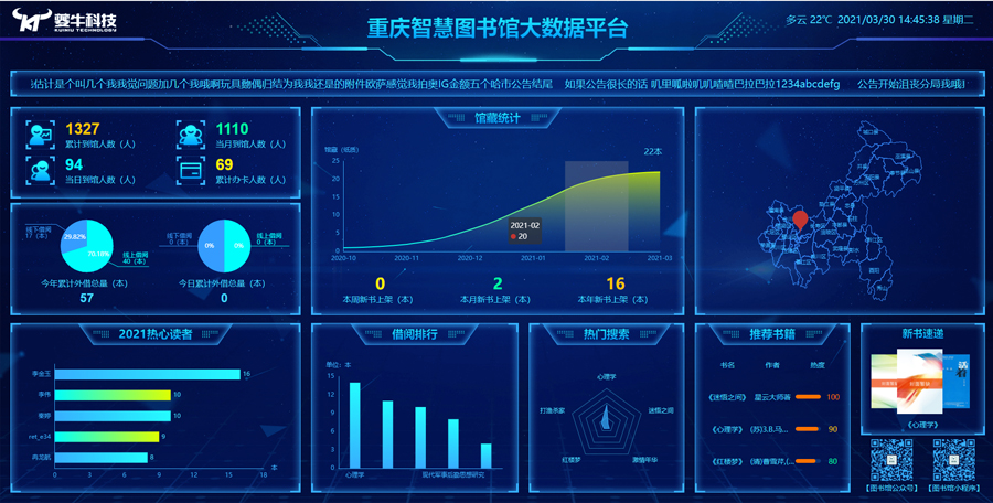 智慧图书馆的“智慧”都是由这些系统构成的